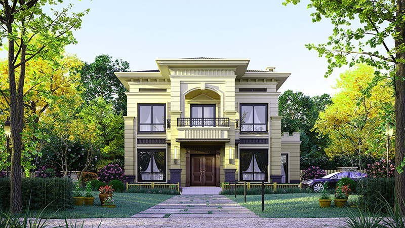 商洛中式合院住宅，开放庭院与邻里乡亲更亲近